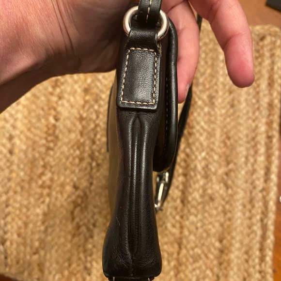 Coach Vintage Hamptons Shoulder Hobo Bag F2J-7573 Black Leather Small. Gorgeous. - Picture 7 of 9